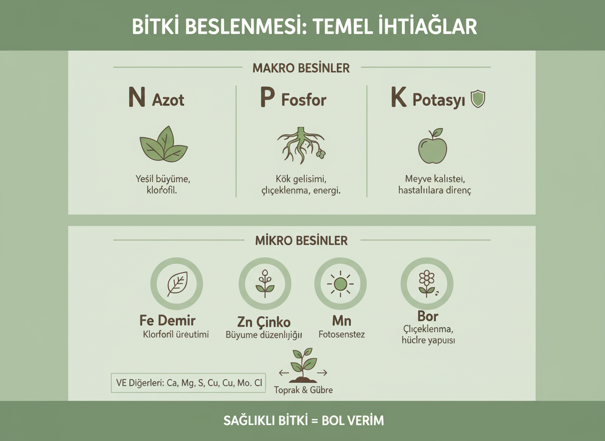 Bitkilerin Besin İhtiyaçlarını Tanıyalım